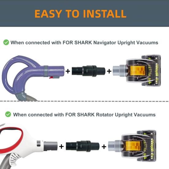 Pet Hair Removal Turbo Brush Vacuum Tool Hair Power Brush Tool Attachment for Shark Navigator And for Rotator Replace Part 119FFJ