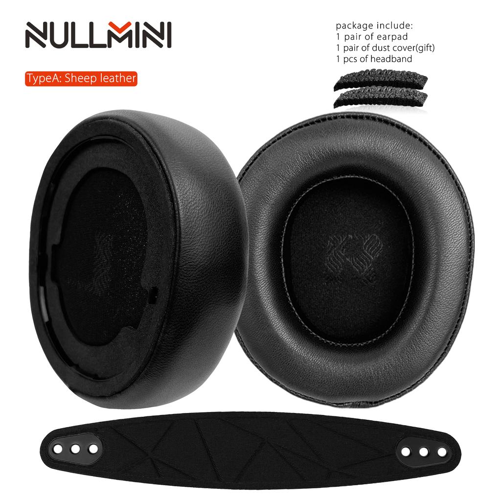 NullMini Replacement Earpads for Steelseries Arctis Nova Pro Wireless Headphones Earmuff Headband Ear Pads Cushion Cover Sleeve