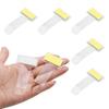 Parking Ticket Holder 5pcs No Punch with Adhesive Back,Easy To Install Transparent Color Ticket