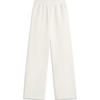 Li Ning Comfortable Simple Loose Straight Leg Casual Pants Women Bottoms Off-White AKLU280-2
