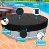 Round Pool Cover, Solar Covers for Above Ground Pools, Inground Pool Cover Protector with Drawstring Design Increase Stability