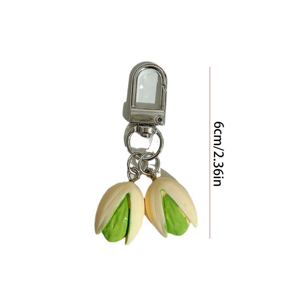 Bag Pendant Food Series Pendant Pistachio PVC Keychain Unique Simulation Food Keychain Gift
