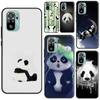 Cute Cartoon Panda For Xiaomi Redmi Note 8 9 10 11 Pro Note 10S 9S 11S Case For Redmi 9 10 9T 9A 9C Coque