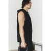 H M dryMove Sleeveless Sports Hoodie Black