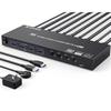 Commutateur KVM - GENERIC - 4 Ports - HDMI 4K60Hz - USB 3.0 - Simulation EDID
