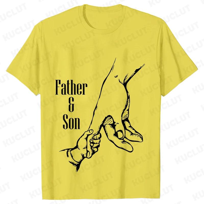 Fathers and Son Tshirts Dad Fun Gift Novelty TShirts Birthday Mens T Shirt for Dad From Son Daughter Tshirts Short Sleeve Tops
