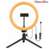 13" Selfie Ring Light Tripod Stand Phone Holder Dimmable LED Ringlight for Live Stream/Makeup/Tiktok/YouTube/Zoom/Photography