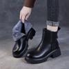 Thick Soled Genuine Leather Wool Inner Short Boots Women's Warm Snow Cotton Shoes