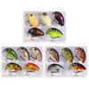 5pcs/box Mini Fish Bass Fishing Lure Set Mini Artificial Baits Topwater Crank Wobblers For Pike Crankbaits Fishing