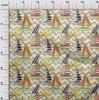 oneOone Cotton Flex Beige Fabric Beach Fabric For Sewing Printed Craft Fabric By The Yard 40 Inch