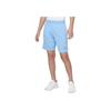 Kids Logo Print Elastic Waist Straight Leg Shorts Kids Shorts Blue DM8537-412