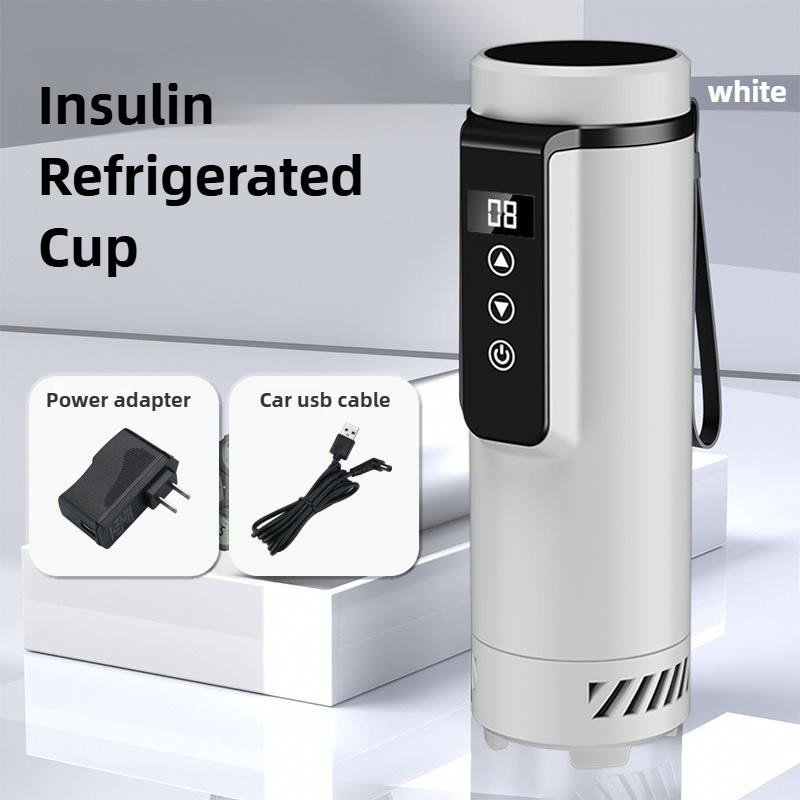 Insulin Refrigeration Cup Portable Growth Hormone Medicine Refrigeration Box Mini Semiconductor Car Refrigerator