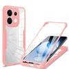 For OPPO Reno 12 Pro 360° Full Body Cover Phone Case For OPPO Reno 12 Clear Hybrid Hard Cover Silicone Soft Shell Slim Reno 12F