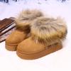 Women's 2025 Winter Velvet-Lined Suede Snow Boots with Thick Sole & Inner Heightening