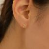 LUNNE 14k Mini Bean Piercing (14k Gold) #LFPI13