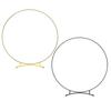 Wreath Hoop Sturdy Smooth Anti-rust Anti-oxidation Luster Surface Decorative Metal Ins Style Garland Circle Wedding Table Center Decor