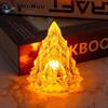 Creative Christmas Tree Shape Table Lamp Crystal Diamond Desk Lamp Mini Night Light Light Candle Atmosphere Lamps Night Light