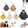 3 Pcs Cat/Dog Fur Storage Keychain, Cute Leather Paw Keychain Pet Hair Keepsake Keyring, Unique Memorial Collection Key Chain, Pet Memorial Gifts