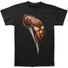 Halloween Pumpkin Knife Black Unisex T-shirt