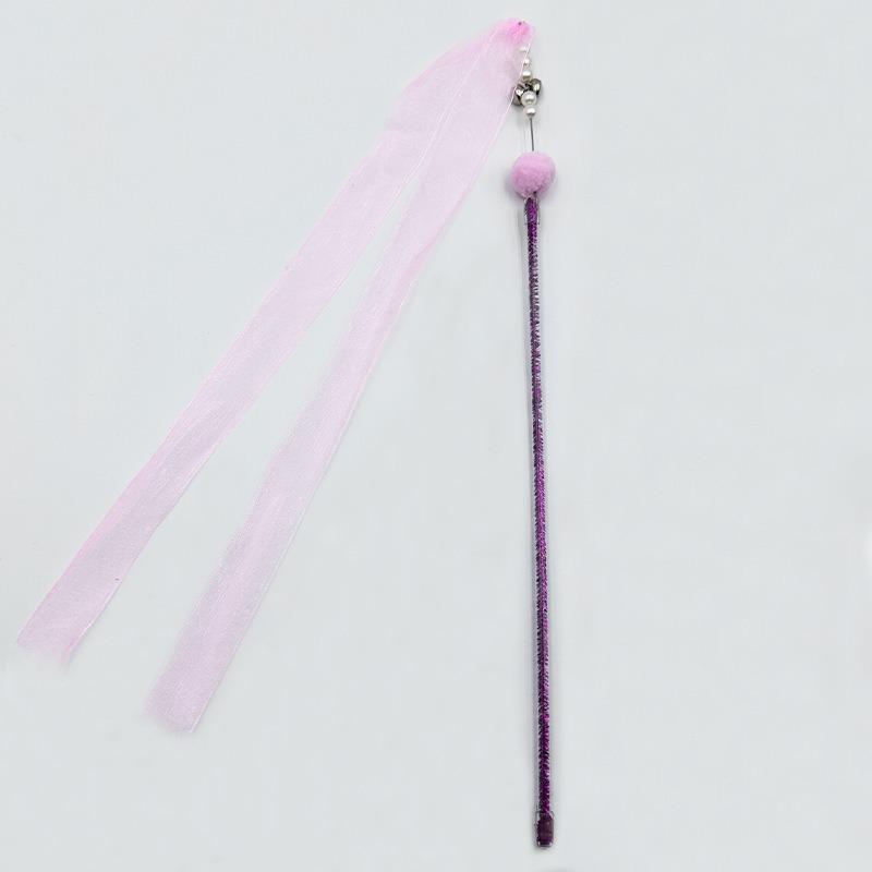 Hot Sale Cat Toy New Fairy Tickling Cat Wand Hairball Feather Bell Cute Cat Exclusive Hand-held Tickling Cat Wand
