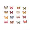 200Pcs Butterfly Wood Button Cartoon Wooden Mixed Colour Decoration for DIY Sewing Craft