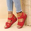 Women Sandals Summer Heels Sandalias Soft Bottom Wedges Shoes For Women Platform Sandals Luxury Shoes On Heel