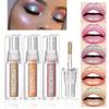 Chameleon Lip Glaze Lip Gloss Eyeshadow, Face Highlight Moisturising Diamond Shimmer Liquid Lipstick, Aurora Dazzle Lip Gloss for Party Daily Makeup