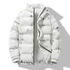 Printed Coat Winter Cotton-padded Jacket Warm Collar Cotton-padded Jacket for Handsome Men