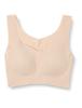 Wireless Soft Against the Comfortable Full Size L Wing/Wacoal Bra, Skin, Fit, Cup, MB1020, Women's, Beige,