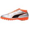 Puma One 4 Syn TT Soccer Shoes Men Footwear Silver Orange Black 104751-01
