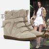 Celebrity Style Invisible Inner Height-Boost High-Top Sneakers Women 2025: Versatile Casual & Sports Footwear