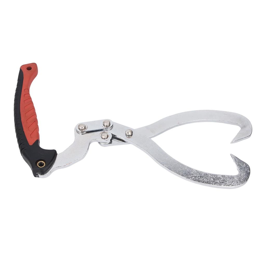 Log Skidding Tong 8 Inch Cr Plated Easy Using Hook Log Grapple Hook for Timber Handling