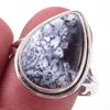 Natural Dendrite Opal Gemstone Handmade 925 Solid Sterling Silver Ring S.10 D2c47