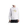 Hooded Pullover Letter Logo Embroidered Loose Long Sleeve Sweatshirt Men Sweatshirt White J30J320805-YAF