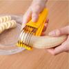 Stainless Steel Banana Cutter: All-in-One Fruit, Vegetable, Sausage Slicer for Salads - Must-Have Kitchen Gadget Kitchen Gadgets