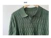 Men's Summer Korean Style Slim Fit Knitted Polo Shirt - Short-Sleeve, Solid Color, Ice Silk, Turn-Down Collar