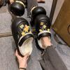Wear Non-slip Thick-soled Heightened Plush Bag Head Cotton Slippers Women's Plush Hole Shoes Women's 2025 Autumn and Winter New Models