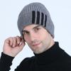 Velvet Knitted Hoodie Fashionable Men's Autumn Winter Wool Thread Warm Cycling Ear Protection Hat