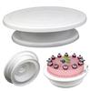 DIY Cake Turntable Baking Silicone Mold Cake Plate Rotating Round Cake Decorating Tools Rotary Table Pastry Supplies Cake Stand