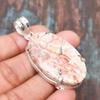 Laguna Lace Agate Gemstone Handmade 925 Sterling Silver Pendant Jewelry For Women