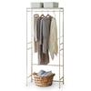 IRIS OHYAMA Hanger Rack Effectively Utilizes Dead Space Above Chests 191cm Hanger Rack Rack Above Trash Can White Chest-top - - Width 85cm, Depth