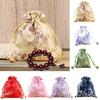 Candy Packaging Drawstring Pocket Beads Handstring Organizer Brocade Bag Wedding Party