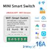 eWeLink WiFi Mini Switch 16A 2-way Control Timer DIY Automation Relay Breaker Smart Breaker Compatible With Alexa Google Home
