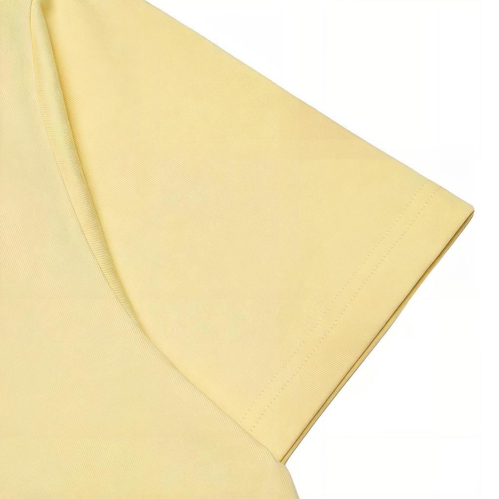 New FILA T-Shirt Men's Morning Dawn Yellow F51U429104FYE