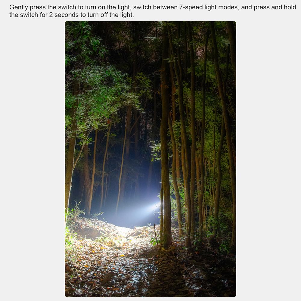 Compact Size Dual-Light Flashlight USB Rechargeable High Brightness Keychain Light Portable Outdoor