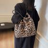 Shoulder Bag Leopard Print Plush Trend Chain 2025 New Personality Versatile Simple Fashion Casual Tray