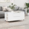 VidaXL Coffee Table White 102x44.5x50 Cm Engineered Wood 830988