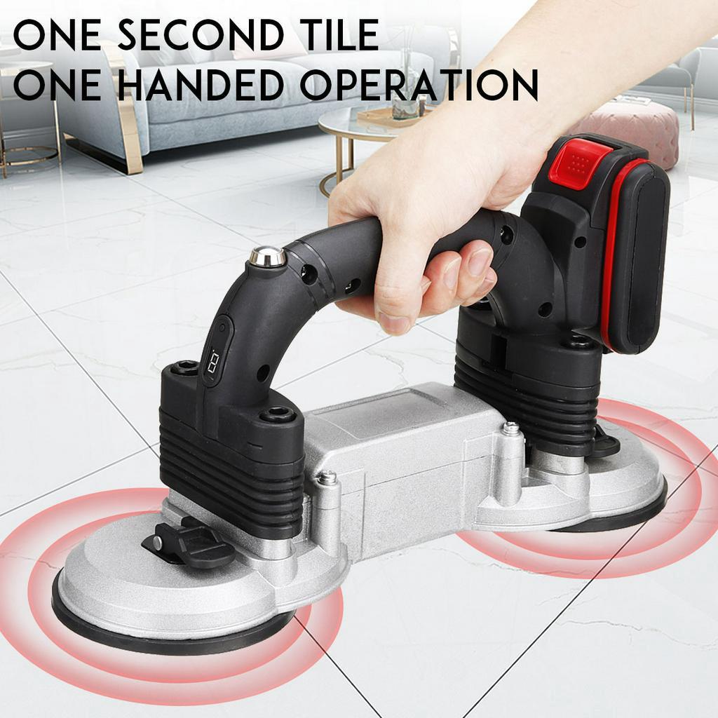 60-180mm Tiling Tiles Machine Tiles Vibrator Suction Cup Adjustable Automatic Floor Vibrator Leveling Tool With Battery 400KG