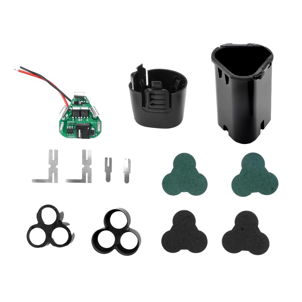 18650 Lithium Battery Box Circuit Pack Case Bracket Hand Drill Power Li-ion Battery Protection Board DC 12V 3S Electricl Shell