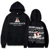 Conrad Bailey Team Jeremiah Cousins Beach Summer I Turn Around Men's and Women's Fashion Hoodies with Hats Harajuku